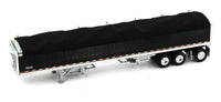 
              2022 DCP 1:64 *BLACK* Peterbilt 389 70" w/WILSON 50' Tri-Axle Grain Trailer NIB
            