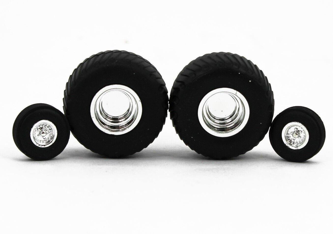 1:64 OEM SpecCast *TRUCK & TRACTOR PULLER PULLING* Chrome Wheel Set of ...