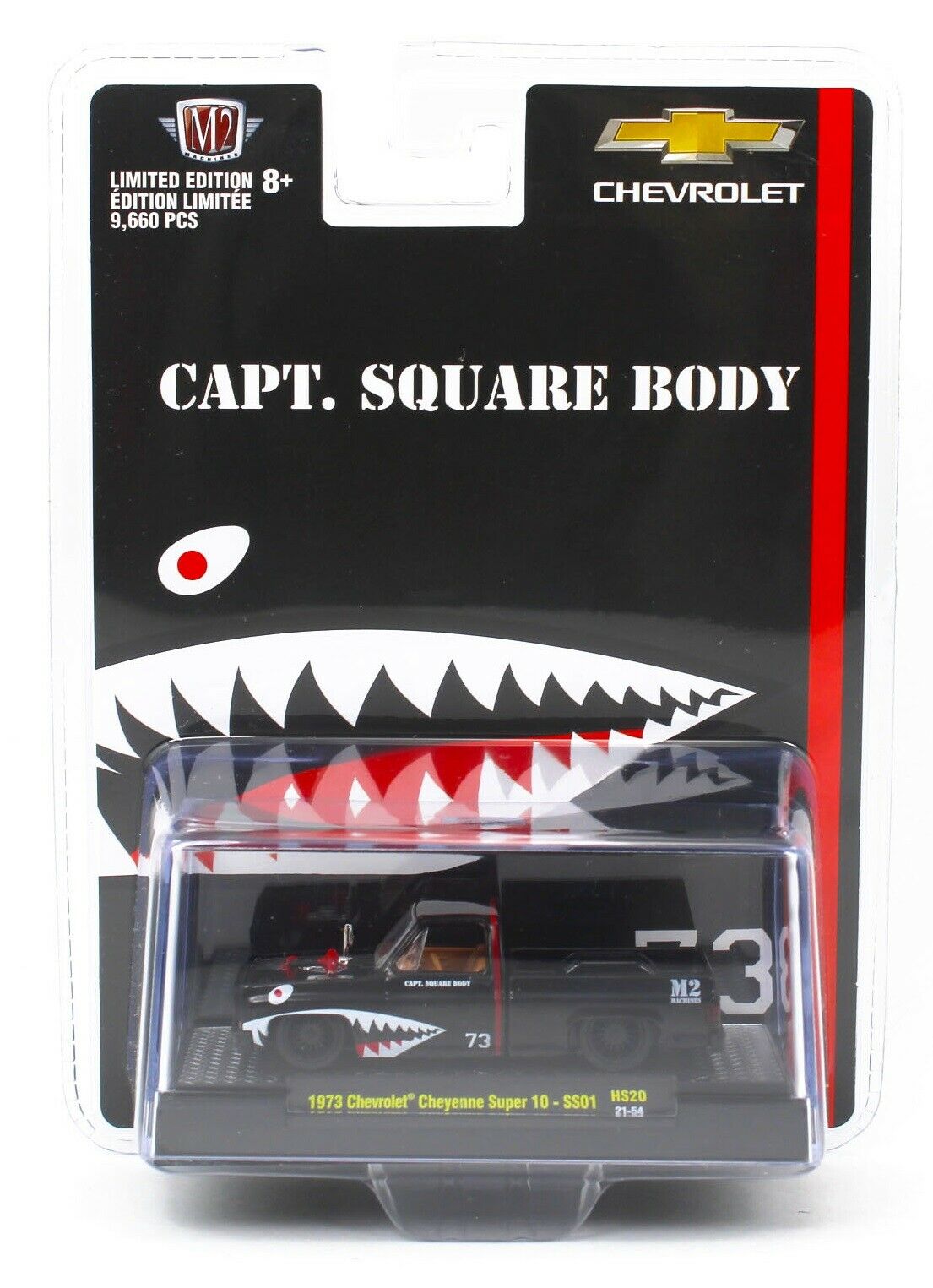 1:64 M2 Machines *CAPT. SQUARE BODY* 1973 Cheyenne Super 10 - SS01