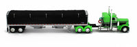 
              2022 DCP 1:64 *NEON GREEN* Peterbilt 359 36" Flattop w/Wilson GRAIN TRAILER NIB
            