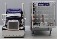 
              2022 DCP 1:64 *HILTON* Purple Peterbilt 389 63" Midroof w/WILSON LIVESTOCK NIB
            