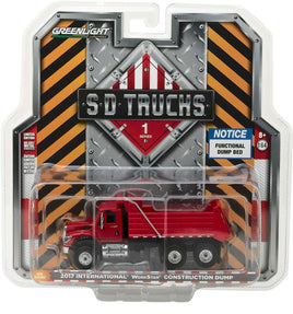 1:64 GreenLight *SD TRUCKS 1* 2017 International WorkStar RED Dump Truck NIP!