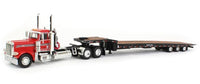 
              2023 DCP 1:64 *RED & BLACK* Peterbilt 379 DAY CAB w/TALBERT 5553-TA Trailer NIB
            