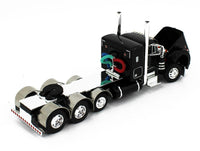 
              DCP 1:64 *BLACK* Peterbilt 379 36" Flattop with Drop Down Tri-Axle NEW
            