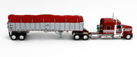 
              2023 DCP 1:64 *RED & WHITE* Kenworth W900L Flattop w/CHROME EAST END DUMP *NIB*
            