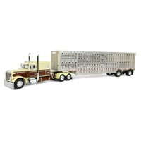 
              2022 DCP 1:64 *TAN & BROWN* Peterbilt 379 63" Flattop w/WILSON LIVESTOCK NIB
            