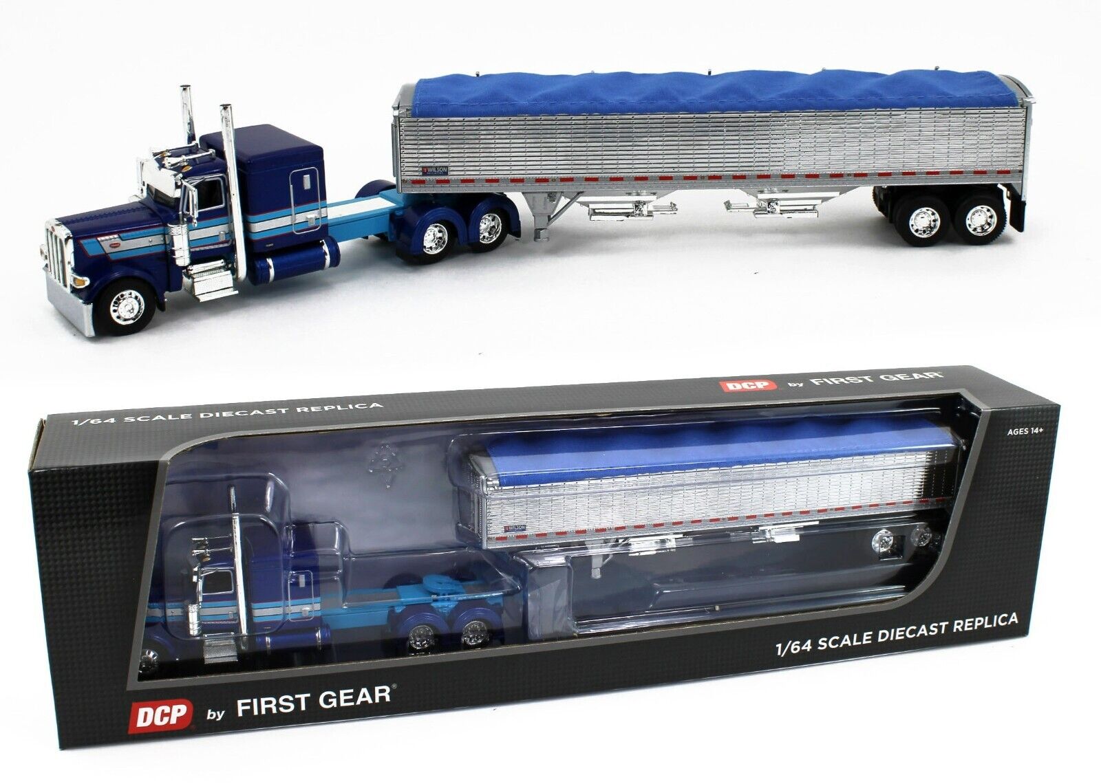 2023 DCP 1:64 *BLUE BABY BLUE* Peterbilt 389 63