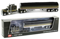 
              2022 DCP 1:64 *BROWN* Peterbilt 389 70" w/WILSON 50' Tri-Axle Grain Trailer NIB
            