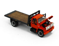 
              NEW 2021 1:64 DCP *ORANGE & BLACK* GMC 6500 Tandem-Axle FLATBED TRUCK NIB
            