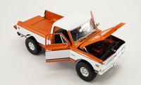 
              2022 ACME 1:18 Orange & White 1972 Chevrolet K10 Pickup Truck HIGH DETAILED NIB
            