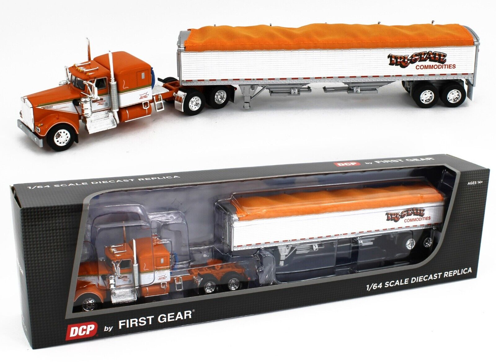 2023 DCP 1:64 *TRI-STATE* Kenworth W900A Flattop w/Wilson