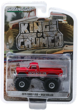 1:64 GreenLight KINGS OF CRUNCH 3 1979 Ford F-350 HIGH ROLLER Monster Truck NIP!