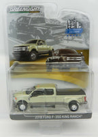 
              1:64 GreenLight *WHITE GOLD* 2018 F350 King Ranch DUALLY Pickup Truck *NIP*
            