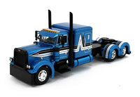 
              DCP 1:64 *BLUE &* BLACK* Peterbilt 379 63" w/53' Spread-Axle Reefer Trailer NIB
            