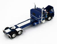 
              2022 DCP 1:64 BLUE Stretched Peterbilt 379 36" Flat MAC Half Round End Dump NIB
            