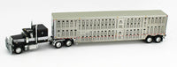 
              2021 DCP 1:64 BLACK & SILVER MACK SUPER-LINER w/Wilson TANDEM AXLE LIVESTOCK NIB
            