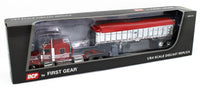 
              2023 DCP 1:64 *RED & WHITE* Kenworth W900L Flattop w/CHROME EAST END DUMP *NIB*
            