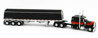 
              2021 DCP 1:64 *BLACK* Peterbilt 379 63" Flattop w/LODE KING GRAIN TRAILER *NIB*
            