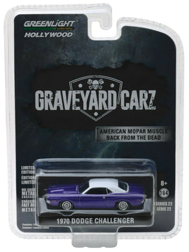 1:64 GreenLight *HOLLYWOOD R22* GRAVEYARD CRAZ 1970 Dodge Challenger *NIP*