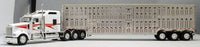 
              2022 DCP 1:64 *WHITE* Tri-Axle Kenworth W900L 86" Studio w/WILSON LIVESTOCK NIB
            