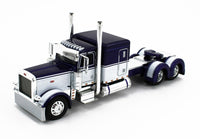 
              2023 DCP 1:64 *PURPLE* Peterbilt 389 63" Flattop & CHROME MAC Dump Trailer NIB
            