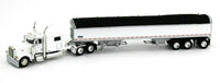 
              2022 DCP 1:64 *WHITE* Peterbilt 389 70" w/WILSON 50' Tri-Axle Grain Trailer NIB
            