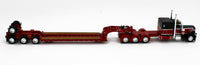 
              2022 DCP 1:64 *BLACK & RED* Peterbilt 389 Tri-Axle w/Magnitude Lowboy NIB
            