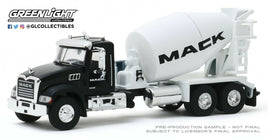 1:64 GreenLight *SD TRUCKS 9* Mack Granite CEMENT MIXER *BLACK & WHITE* NIP