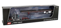 
              2022 DCP 1:64 *BLACK* Peterbilt 379 36" Flattop w/Wilson Spread-Axle Flatbed NIB
            