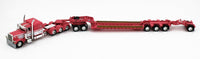 
              2022 DCP 1:64 *PINK WHITE* Peterbilt 389 Tri-Axle w/Magnitude HEAVY HAUL Lowboy
            