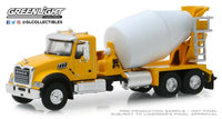 
              1:64 GreenLight *SD TRUCKS 7* Yellow 2019 MACK Granite Cement Concrete Mixer NIP
            