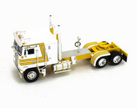 
              2021 DCP 1:64 *WHITE & YELLOW* KENWORTH K-100 w/53' UTILITY REEFER TRAILER NIB
            