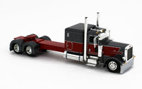 
              DCP 1:64 GREY & RED Full Stretch Peterbilt 389 Flattop w/Wilson LIVESTOCK NIB
            