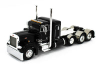 
              DCP 1:64 *BLACK* Peterbilt 379 36" Flattop with Drop Down Tri-Axle NEW
            