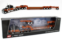 
              DCP 1:64 *BLACK & ORANGE* Peterbilt 389 Tri-Axle w/Magnitude HEAVY HAUL Lowboy
            