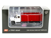 
              NEW 2021 1:64 DCP *WHITE & RED* GMC 6500 Tandem-Axle GRAIN TRUCK NIB
            