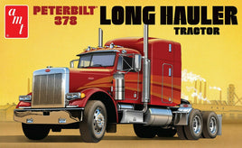 1:25 AMT PETERBILT 378 Long Hauler Semi Truck Plastic Model Kit *NEW SEALED*