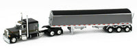 
              2021 DCP 1:64 *GREY* Peterbilt 379 63" Flattop w/LODE KING GRAIN TRAILER *NIB*
            