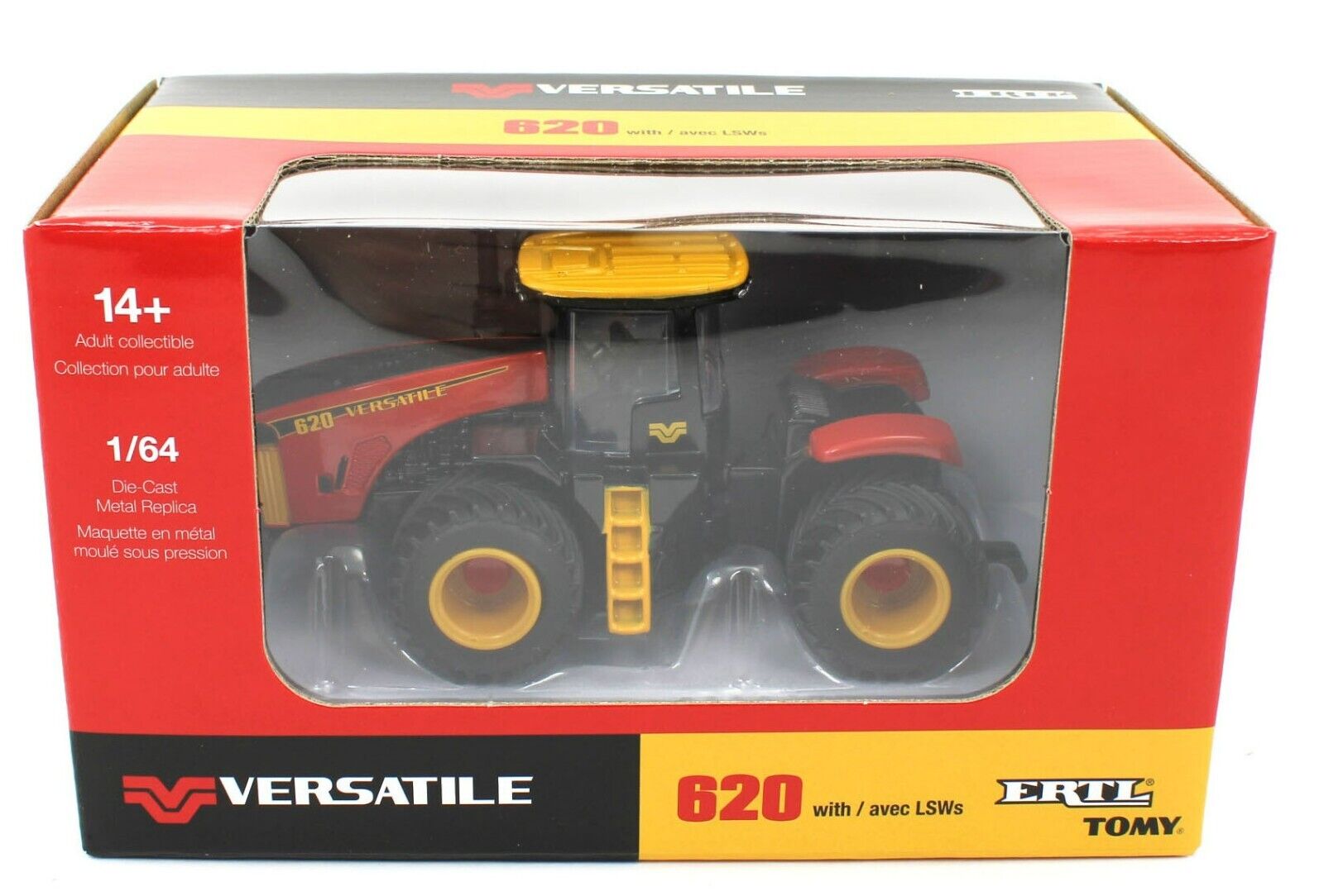 Trattore Ertl Prestige 1/64 Versatile 620 LSW – Unità Chase Rossa Cromata – Collezione - Foto 2