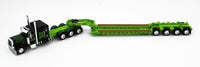 
              2022 DCP 1:64 *BLACK & LIME GREEN* Peterbilt 389 Tri-Axle w/Magnitude Lowboy NIB
            