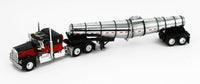 
              2021 DCP 1:64 *BLACK & RED* Kenworth W900A w/CHROME POLAR TANKER TRAILER NIB
            