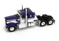 
              2021 DCP 1:64 *PURPLE* Kenworth W900A Fontaine Tri-Axle Magnitude Lowboy & Jeep
            