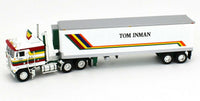 
              2020 First Gear DCP 1:64 *TOM INMAN TRUCKING* KENWORTH K-100 COE w/REEFER *NIB*
            