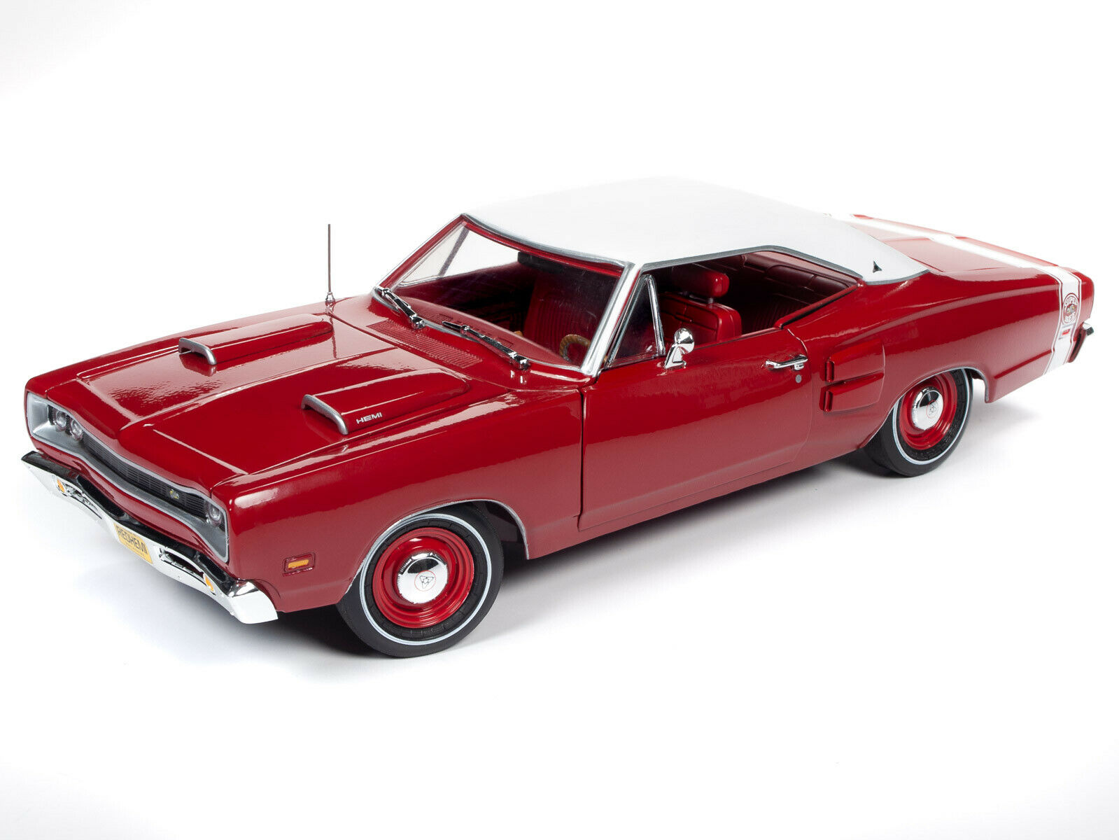 2019 1:18 AUTO WORLD AMERICAN MUSCLE *R6 RED* 1969 Dodge Super Bee