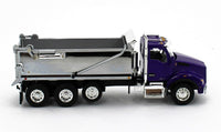 
              2022 DCP 1:64 *PURPLE & CHROME* Kenworth T880 Rogue Dump Truck NIB
            