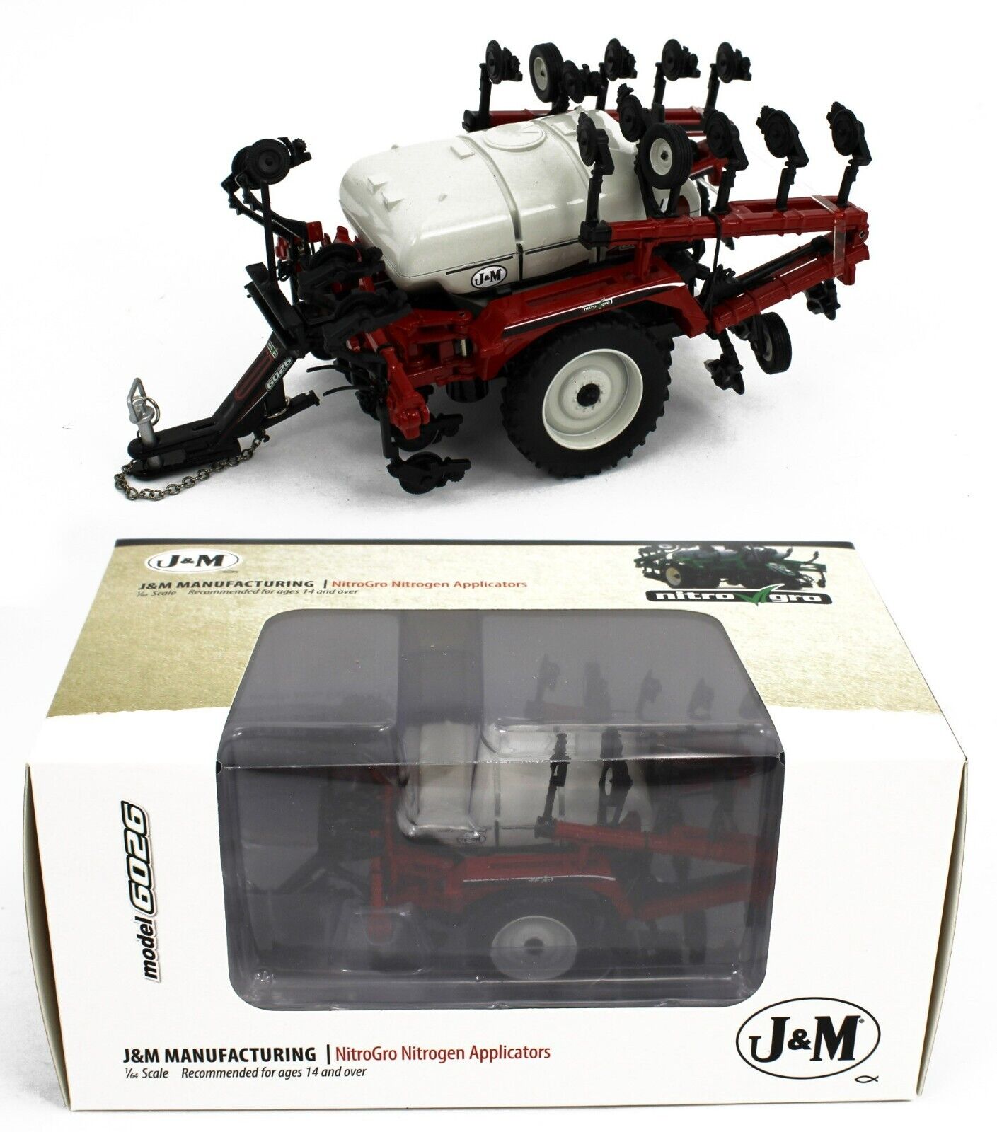 2023 SpecCast 1:64 *RED* J&M Model 6026 Nitrogetn Applicator *HIGH