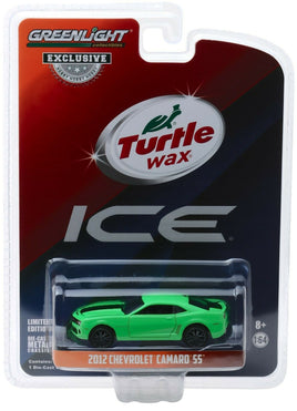 1:64 GreenLight *HOBBY EX* GREEN 2012 Chevrolet Camaro SS TURTLE WAX ICE *NIP*