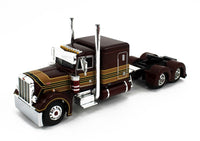 
              DCP 1:64 *DARK RED* Peterbilt 379 63" Flattop w/53' Utility CHROME SIDED REEFER
            