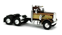 
              2022 DCP 1:64 *BROWN & TAN* Peterbilt 351 w/Tri-Axle TALBERT Lowboy Trailer NIB
            