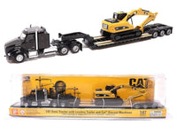 
              1:87 DIECAST MASTERS *CATERPILLAR CAT* Kenworth T880 Semi Lowboy 320D Excavator
            